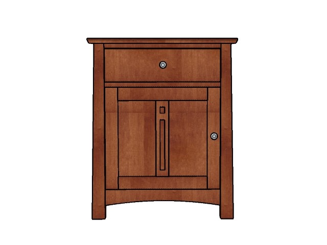 Nightstand with Door