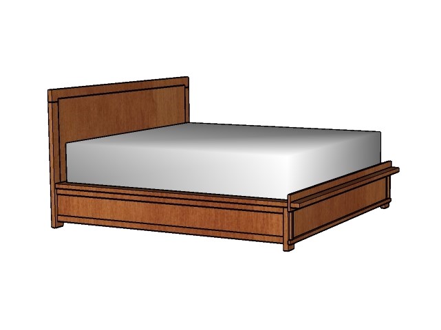 high platform bed